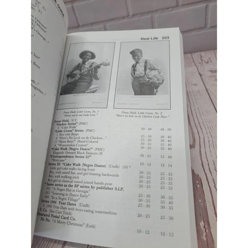 HTF Black Postcard Price Guide (2nd Edition)- J.L. Mashburn